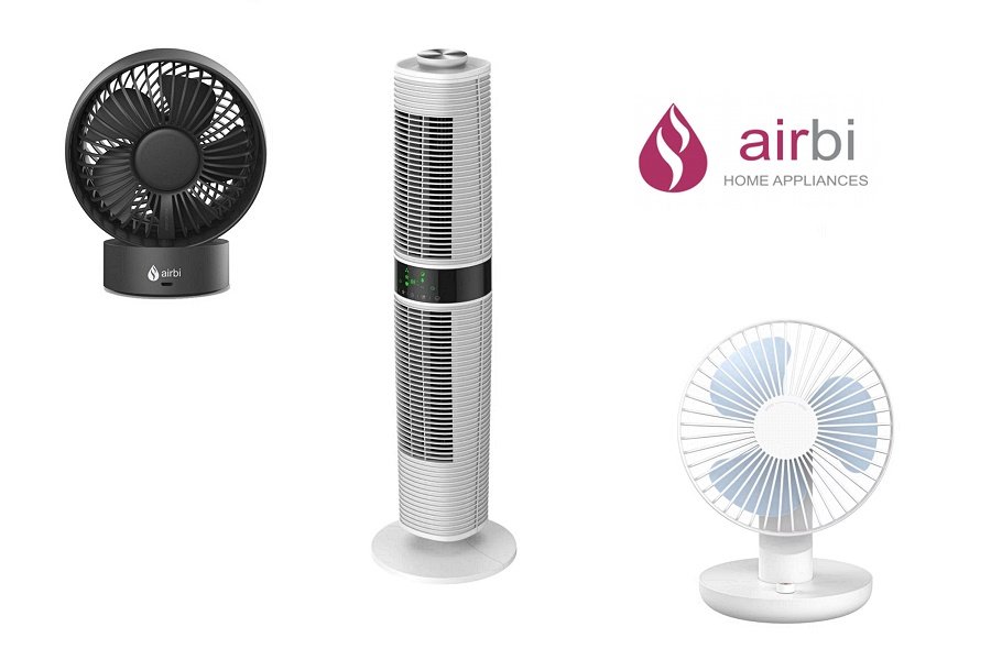 AIRBI sokoldalú formatervezett ventilátorok