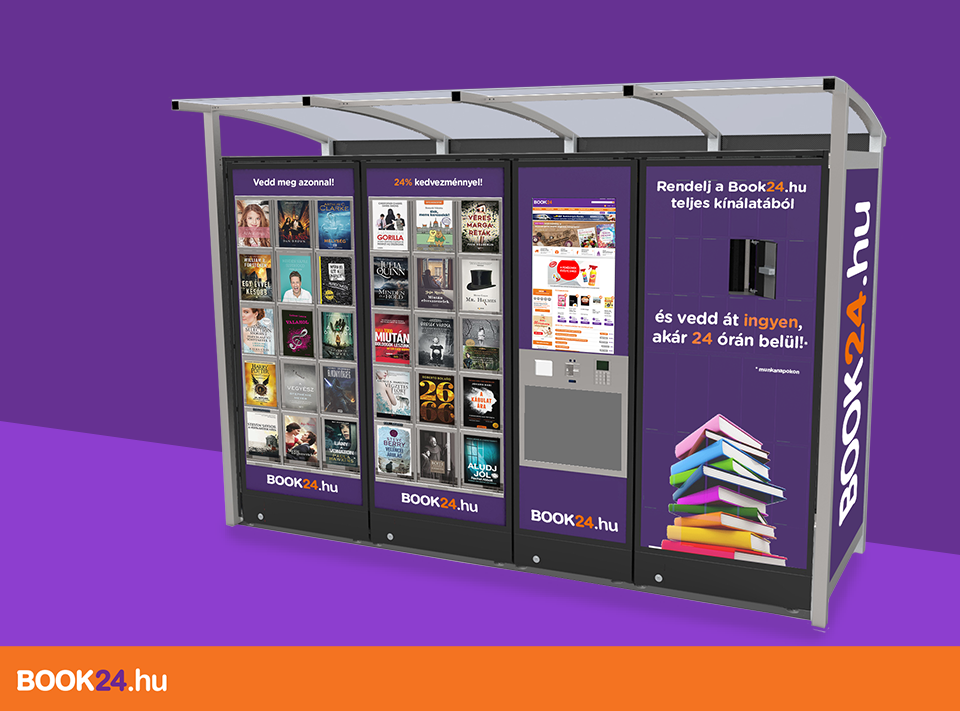 Automatákkal ünnepli szülinapját a Book24 webáruház