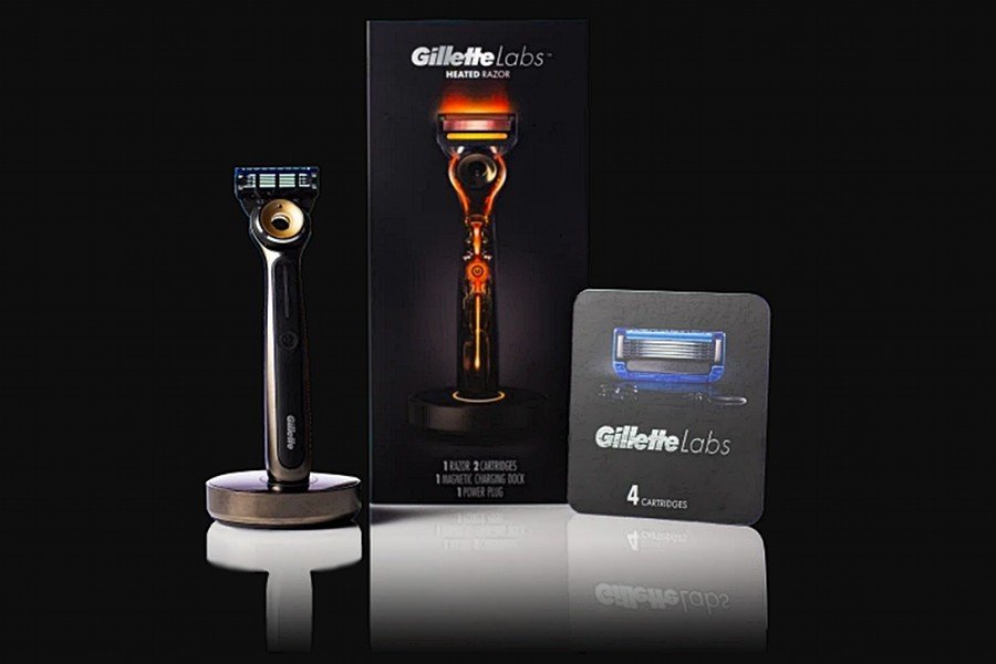 Fűtött Gillette borotva