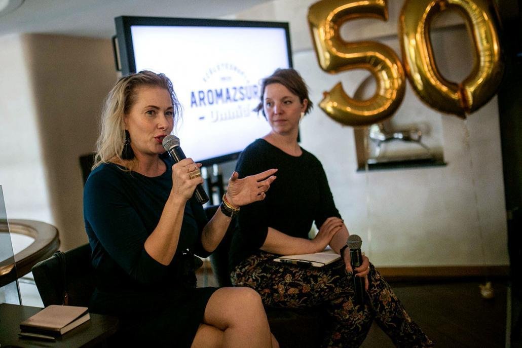 Lipovszky Csenge illatesztéta és Góg Angéla foodstylist