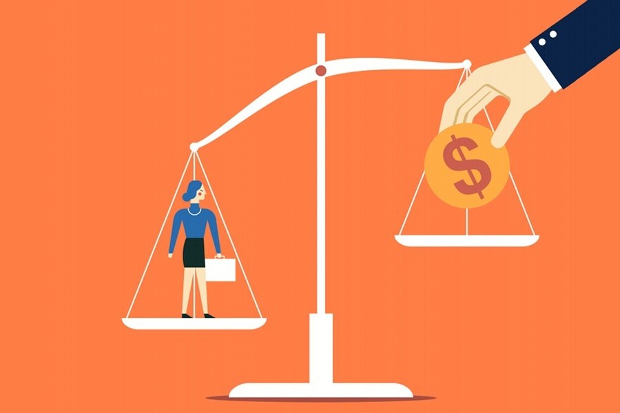 Nők fizetések USA szerte gender alapon