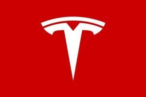 Tesla önvezető autó logo